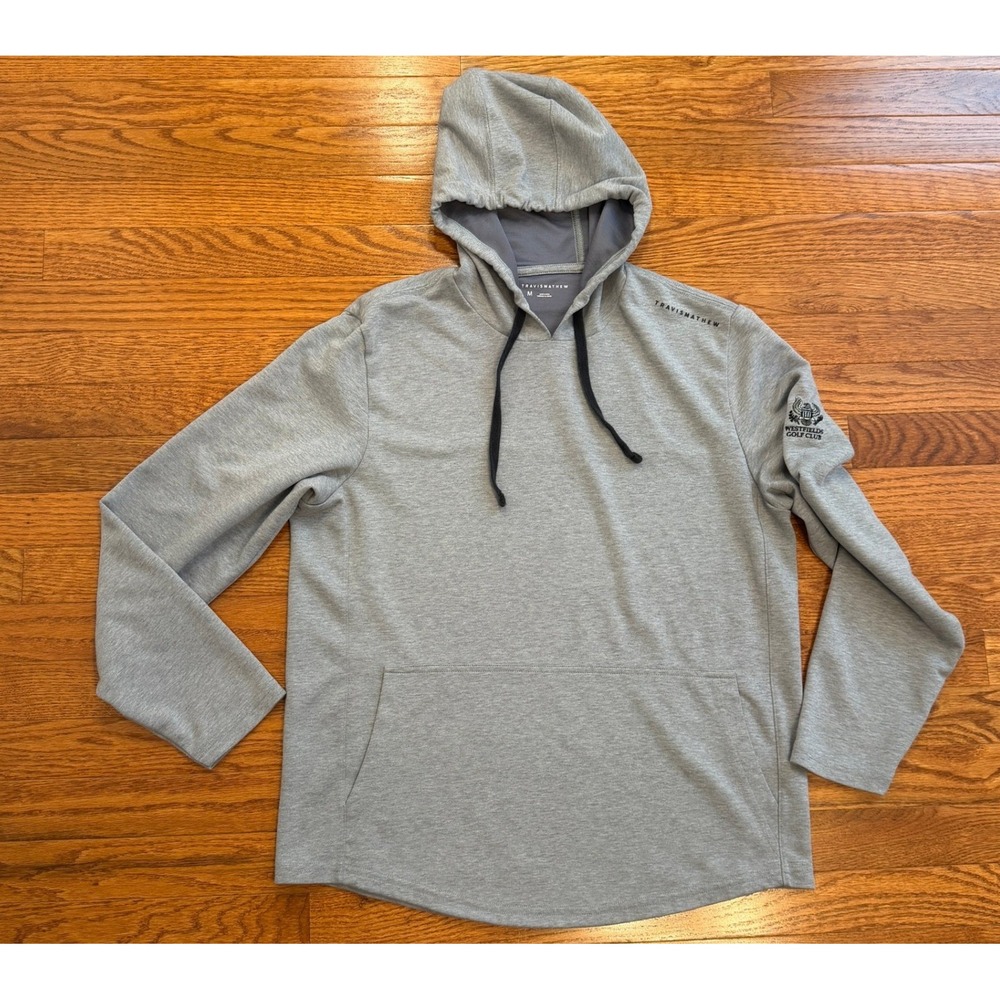 Travis Mathew Upgraded Tech Hoodie Pullover Mens Medium Westfields Golf Club